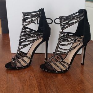 Black Aldo heels